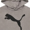 image:imagePUMA Boys Logo Pullover Hoodie Fleece Sweatshirt Large Front PocketLight Heather Grey