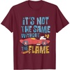 image:imageHot Wheels  Its Not The Same Without The Flame TShirtBurgundy