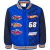 image:imageHot Wheels Boys Racing ZipUp Bomber Jacket Toddler to Big KidBlue  Navy