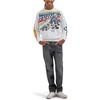 image:imageWrangler Boys X Hot Wheels Youth Crewneck rodeo PulloverWhite