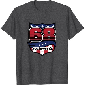 image:imageHot Wheels  4th of July 68 TShirtDark Heather Grey