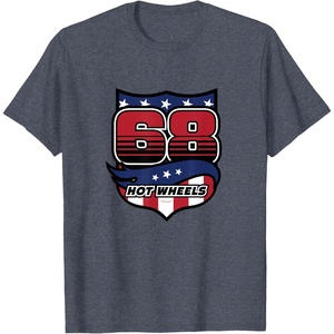 image:imageHot Wheels  4th of July 68 TShirtHeather Blue