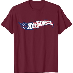 image:imageHot Wheels  4th of July Americana Logo TShirtBurgundy