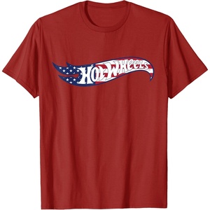 image:imageHot Wheels  4th of July Americana Logo TShirtCranberry Red