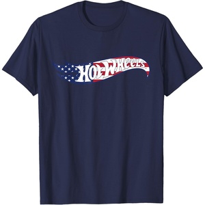 image:imageHot Wheels  4th of July Americana Logo TShirtNavy Blue
