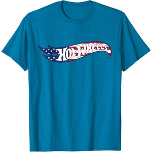 image:imageHot Wheels  4th of July Americana Logo TShirtSapphire Blue