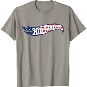 image:imageHot Wheels  4th of July Americana Logo TShirtSlate Grey