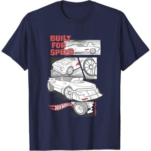 image:imageHot Wheels  Built for Speed Comic Panels TShirtNavy Blue