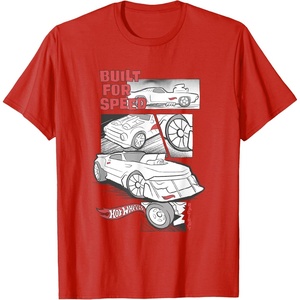 image:imageHot Wheels  Built for Speed Comic Panels TShirtRed