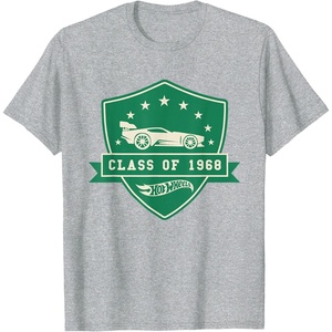 image:imageHot Wheels  Class of 1968 Badge TShirtHeather Grey