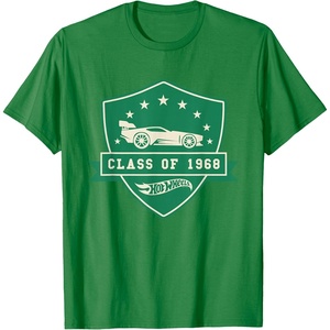 image:imageHot Wheels  Class of 1968 Badge TShirtKelly Green
