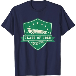 image:imageHot Wheels  Class of 1968 Badge TShirtNavy Blue