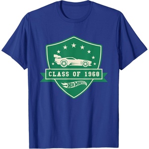 image:imageHot Wheels  Class of 1968 Badge TShirtRoyal Blue