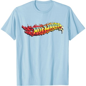 image:imageHot Wheels  Comic Book Fire Logo TShirtBaby Blue