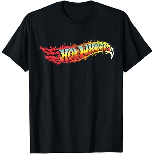image:imageHot Wheels  Comic Book Fire Logo TShirtBlack