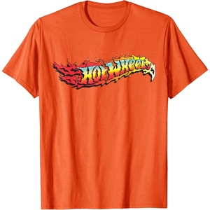 image:imageHot Wheels  Comic Book Fire Logo TShirtOrange