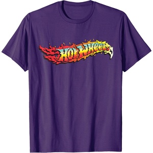 image:imageHot Wheels  Comic Book Fire Logo TShirtPurple