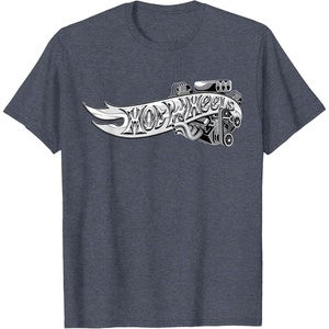 image:imageHot Wheels  Engine Logo TShirtHeather Blue