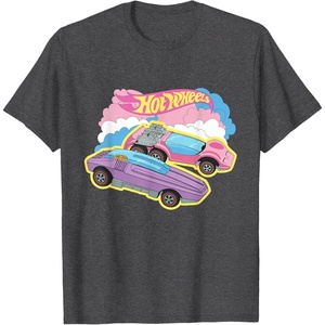 image:imageHot Wheels  Go Higher Faster Bigger TShirtDark Heather Grey