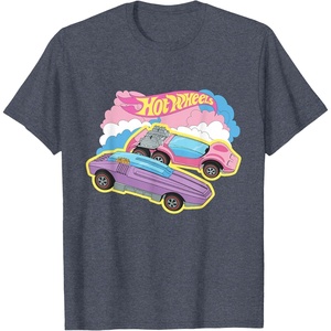image:imageHot Wheels  Go Higher Faster Bigger TShirtHeather Blue