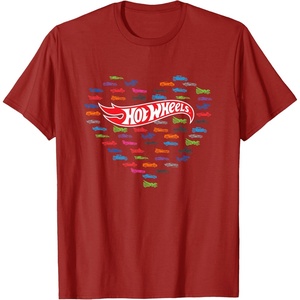 image:imageHot Wheels  Heart Shape TShirtCranberry Red