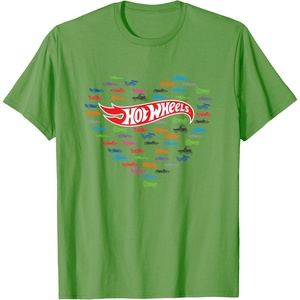 image:imageHot Wheels  Heart Shape TShirtGrass Green