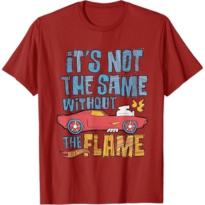 image:imageHot Wheels  Its Not The Same Without The Flame TShirtCranberry Red
