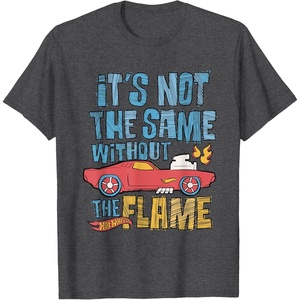 image:imageHot Wheels  Its Not The Same Without The Flame TShirtDark Heather Grey