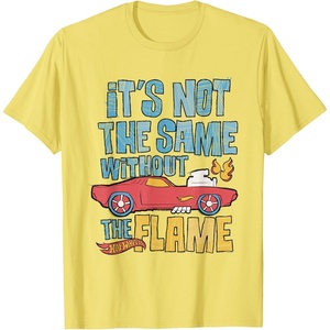 image:imageHot Wheels  Its Not The Same Without The Flame TShirtLemon Yellow