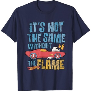 image:imageHot Wheels  Its Not The Same Without The Flame TShirtNavy Blue