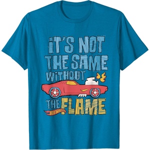 image:imageHot Wheels  Its Not The Same Without The Flame TShirtSapphire Blue