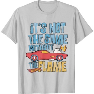 image:imageHot Wheels  Its Not The Same Without The Flame TShirtSilver Grey