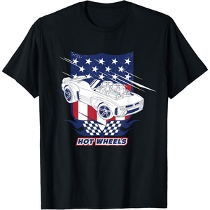 image:imageHot Wheels  Patriotic American Flag 4th of July TShirtBlack