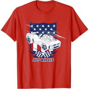 image:imageHot Wheels  Patriotic American Flag 4th of July TShirtRed