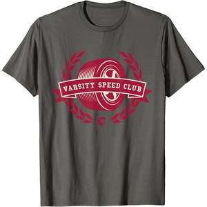 image:imageHot Wheels  Varsity Speed Club Tire Badge TShirtAsphalt Grey