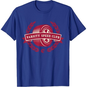 image:imageHot Wheels  Varsity Speed Club Tire Badge TShirtRoyal Blue