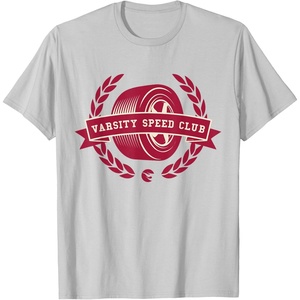 image:imageHot Wheels  Varsity Speed Club Tire Badge TShirtSilver Grey