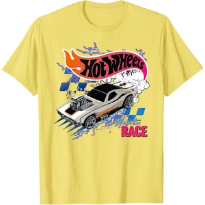 image:imageHot Wheels 90s Vintage Made to Race Lightning TShirtLemon Yellow