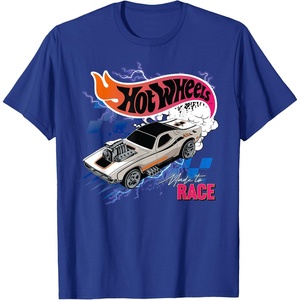 image:imageHot Wheels 90s Vintage Made to Race Lightning TShirtRoyal Blue