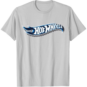 image:imageHot Wheels Blue Logo TShirtSilver Grey