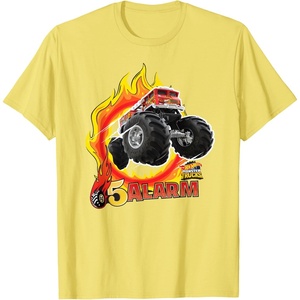 image:imageHot Wheels Monster Trucks  5Alarm TShirtLemon Yellow
