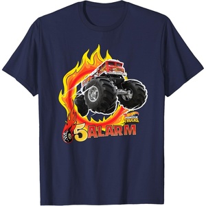 image:imageHot Wheels Monster Trucks  5Alarm TShirtNavy Blue