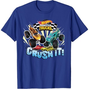 image:imageHot Wheels Monster Trucks  Crush It TShirtRoyal Blue