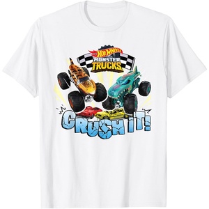image:imageHot Wheels Monster Trucks  Crush It TShirtWhite