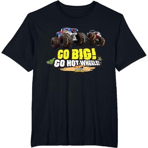 image:imageHot Wheels Monster Trucks  Go Big Go Hot Wheels TShirtBlack