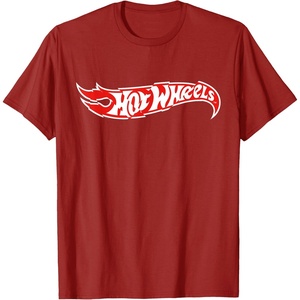 image:imageHot Wheels Red Flag Logo TShirtCranberry Red