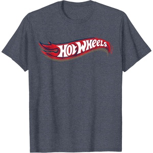 image:imageHot Wheels Red Logo TShirtHeather Blue