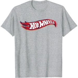 image:imageHot Wheels Red Logo TShirtHeather Grey