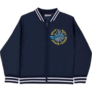 image:imageIsaac Morris Limited Mattel Hot Wheels Speed Club Boys Varsity Bomber Jacket  Graphic Print Hot Wheels Jacket for KidsNavy