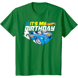 image:imageKids Hot Wheels Its My Birthday Go Fast TShirtKelly Green